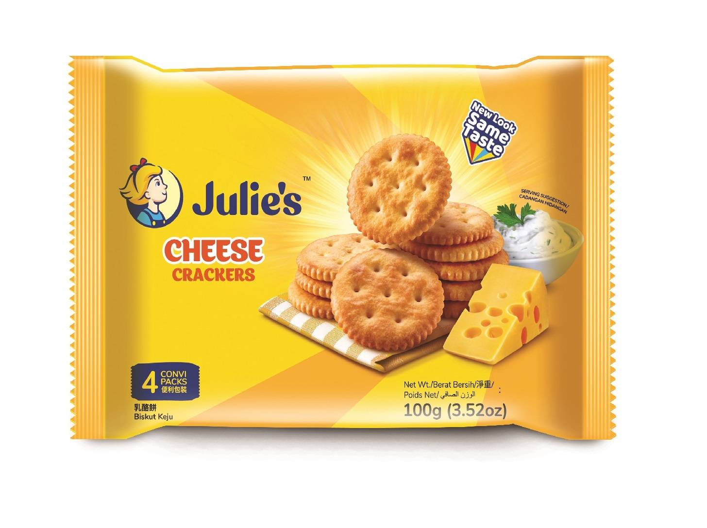 Julie's Cheese Crackers 100g